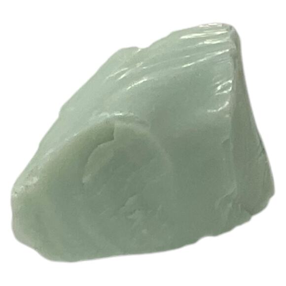 Mint Green Art Glass Cullet Glowing Manganese Slag Glass #5GM36 - Picture 2 of 8